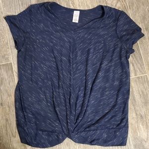 Maternity twist-front tee